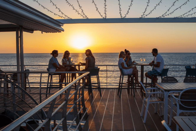 Reefworld Upper Deck Sunset 